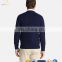 Classic V Neck Merino Cardigan,Navy Blue Wool Cardigan Sweater