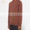 Brown Cashmere Knitted Jumper Men Sweater Knitwear