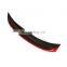 Carbon Fiber Rear Trunk Spoiler for BMW E46 CSL Coupe 1998-2004 Black red edge