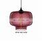 Tonghua 2019 Modern Color Glass Shade Chandelier T30*185 LED Edison Bulb Hanging Lamp E26 E27 Lamp Holder Restaurant Light