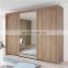 Modern popular bedroom wardrobe wooden sliding door closet design