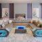 2022 Italian style modern sectional sofa set furniture simple living room sofas
