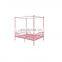 canopy gold metal beds & funiture