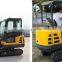 Cheap price 2.5 ton small mini crawler excavator garden digger for sale with cabin