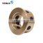 TEHCO Flanged Oilite Bush JDB Flange Sliding Bearing Graphite Bronze Bushing Made of CuZn25Al5Mn4Fe4 for Ship and Steam Engines.