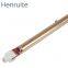 gold element infrared 2000W quartz heating tube halogen heating lamp