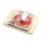 New design nappa leather credit card holder with money clip