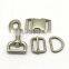 20mm Metal Accessories D rings Adjustable Slide Quick Release Buckles Dog Clips For Dog Collar And Dog Leash