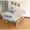 Best Sale Manual One Function Aluminum Alloy Side Rails Luxury Covered Caster Hospital Med Beds With ABS Headboard