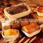 Yada Biodegradable Wood Baking Mold Disposable Bread Loaf Pans Bakery Boxes Wooden Baking Tray Food Container