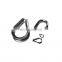 Open Type Alloy Steel Galvanized Rigging Hardware Steel Wire Thimble