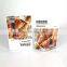 custom vacuum sealing BBQ meat cooking food standing pouch retort aluminum foil bag