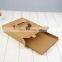 OEM Supplier Custom Logo Design Kraft Paper Box Corrugated carton Disposable Take out Food Paper Box With Clear Window