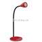 Nice style three levels dimmable eye care e-reading plastic led desk reading lamp home