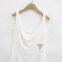 2025 summer new American white camisole vest for women, slim fit and slimming, spicy girl sleeveless backless top for women