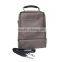 Double Compartment Brown Polyester Cooler Lunch Bag for Adults