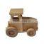 Promotional wooden painting toys for kids paint your own wooden tractor