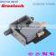 Snap action door latching micro switches