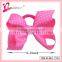 Hot sale in Brazil hair accessories dot ribbon bow hair pony holder for children (XH11-7753)