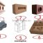 Small scale portable mud interlocking block machine automatic brick making machine price