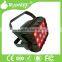 Battery powered 12x15w rgbwa uv high quality waterproof disco light