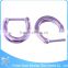 Stainless steel blue anodised septum clickers indian nose ring nose piercing jewelry