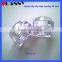 Square Plastic Clear Powder Jar Packaging,Square Clear Powder Jar