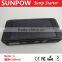 sunpow 12000mah multi-function 12v car jump starter portable power bank with solar panel in car accessories