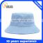 custom cotton plain blank light blue sky bucket hats wholesale