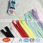fancy OEM ykk color custom length autolock slider nylon zipper