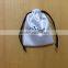 Custom drawstring satin gift bag for kids with ribbon drawstring