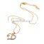 Cheap price high density zinc alloy gold plated rhinestone 9 pieces jewelry set