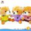 OEM plush brown teddy bear with t-shirt good quality plush teddy bear factory