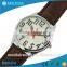 Couple Simple Design Japan Movt pu Leather Quartz Large Dial Watch
