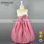 2016 new model girl dress have blue/pink/red color boutique girls dresses for 2-16yrs old party girls one piece dress                        
                                                Quality Choice