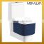 M5968 Foshan blue color siphonic bathroom toilet