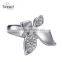 wholesale jewelry fashion diamond 925 silver ring Latest design Gemstone jewelry