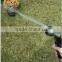 8 Patterns Front Trigger Metal Garden Hose Nozzle Water Spray Gun