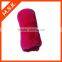 Rose red toy material plush fur fabric