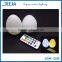 CR2032 Battery Operated Growing Lights White Led Egg Light Kid Toy