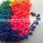 pompoms ball 2cm jumbo big neon rainbow changing shifting color puff multicolor pom pom trim                        
                                                Quality Choice