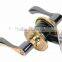 Oil Rubbed Bronze finish Euro standard solid lever zinc alloy handles door lock