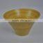 Spun bamboo bowl