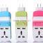 5ft Cable 2.1A Output Dual USB Universal Socket with UK Plug