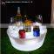 illuminated beer wine ice bucket plastic solar flower pot