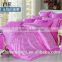 Bestseller rose pattern jacquard luxury rayon silk bedding set