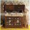 Cheap antique brown cabinet with folding ironing board