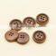 new style 4 holes natural wooden clothes button