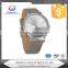 unisex stainless steel slim stone quartz watch