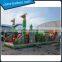 Inflatable zoo bouncer / animal cartoon inflatable obstacle bouncy for kindergarten